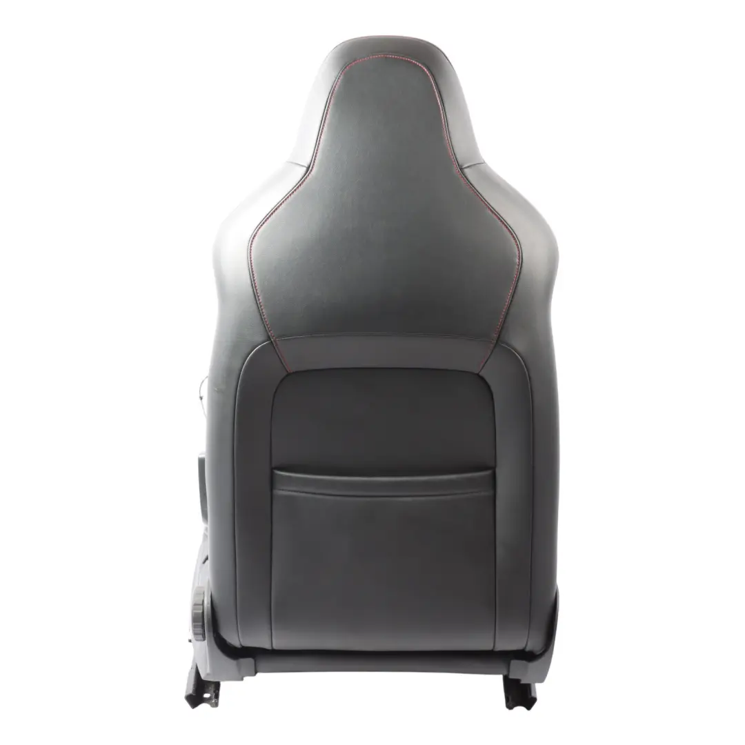Skoda Octavia 5E VRS Sport Seat Front Left N/S Half Leather Black Red - SKU 5E0881805AA - Part number 5E0881805AA
