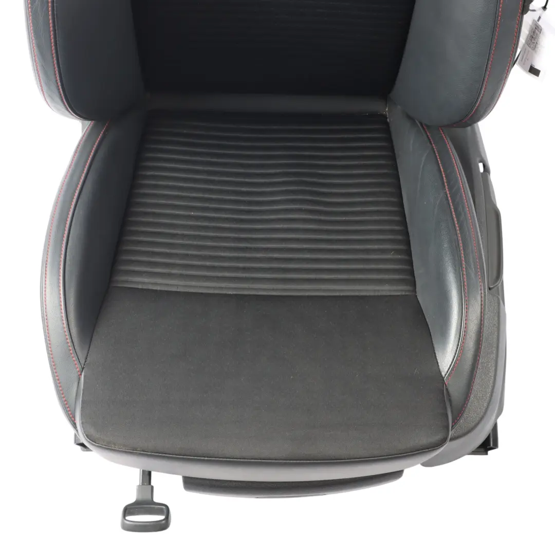 VRS Sport Seat Front Left N/S Half Leather Black Red to Skoda Octavia 5E with Part number 5E0881805AA Skoda Octavia 5E VRS Sport Seat Front Left N/S Half Leather Black Red - SKU 5E0881805AA - Part number 5E0881805AA