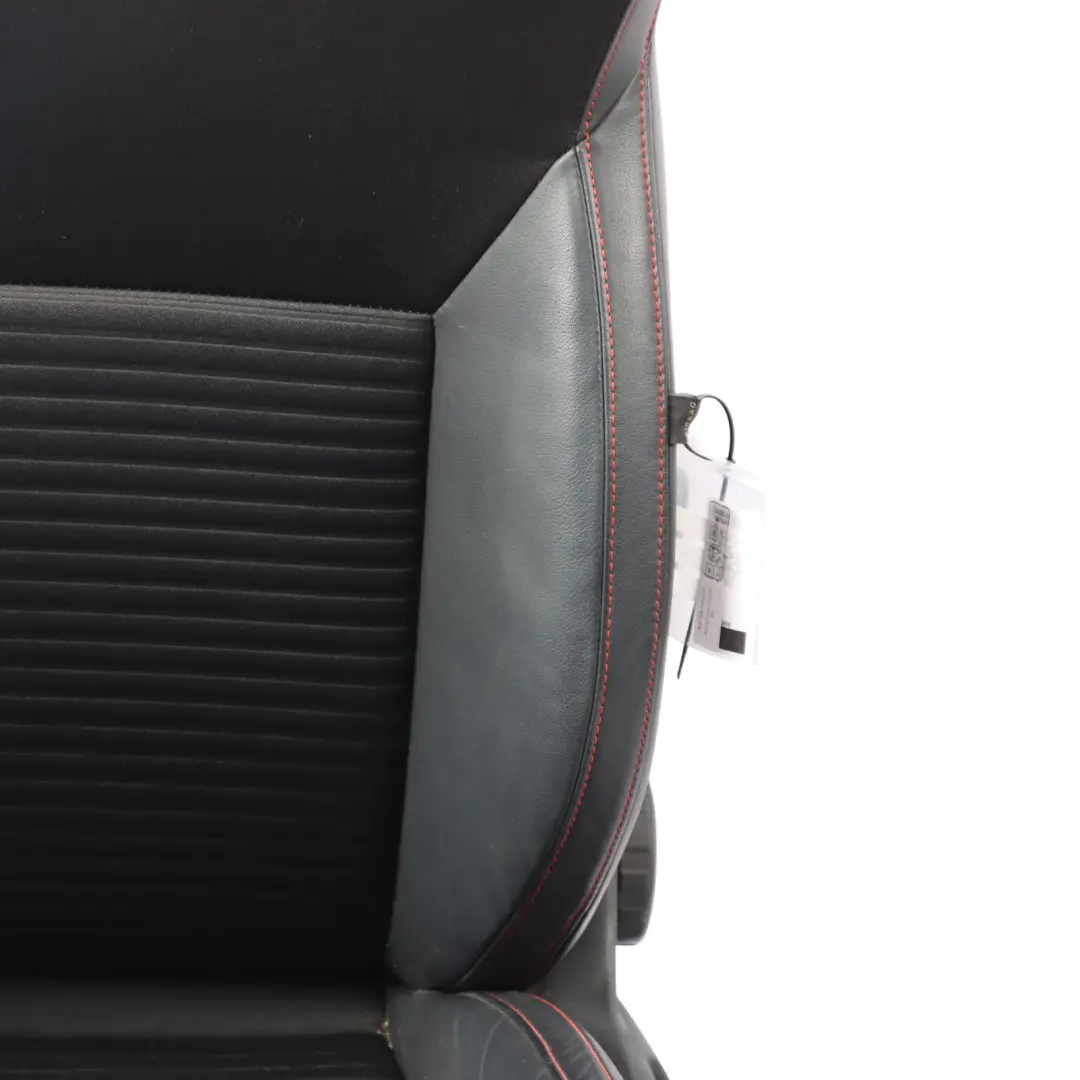 VRS Sport Seat Front Left N/S Half Leather Black Red to Skoda Octavia 5E with Part number 5E0881805AA Skoda Octavia 5E VRS Sport Seat Front Left N/S Half Leather Black Red - SKU 5E0881805AA - Part number 5E0881805AA
