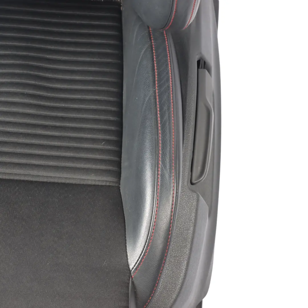 VRS Sport Seat Front Left N/S Half Leather Black Red to Skoda Octavia 5E with Part number 5E0881805AA Skoda Octavia 5E VRS Sport Seat Front Left N/S Half Leather Black Red - SKU 5E0881805AA - Part number 5E0881805AA