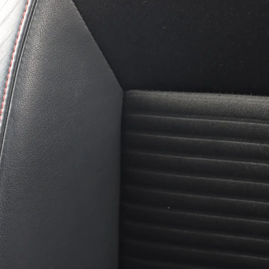 Skoda Octavia 5E VRS Sport Seat Front Left N/S Half Leather Black Red - SKU 5E0881805AA - Part number 5E0881805AA