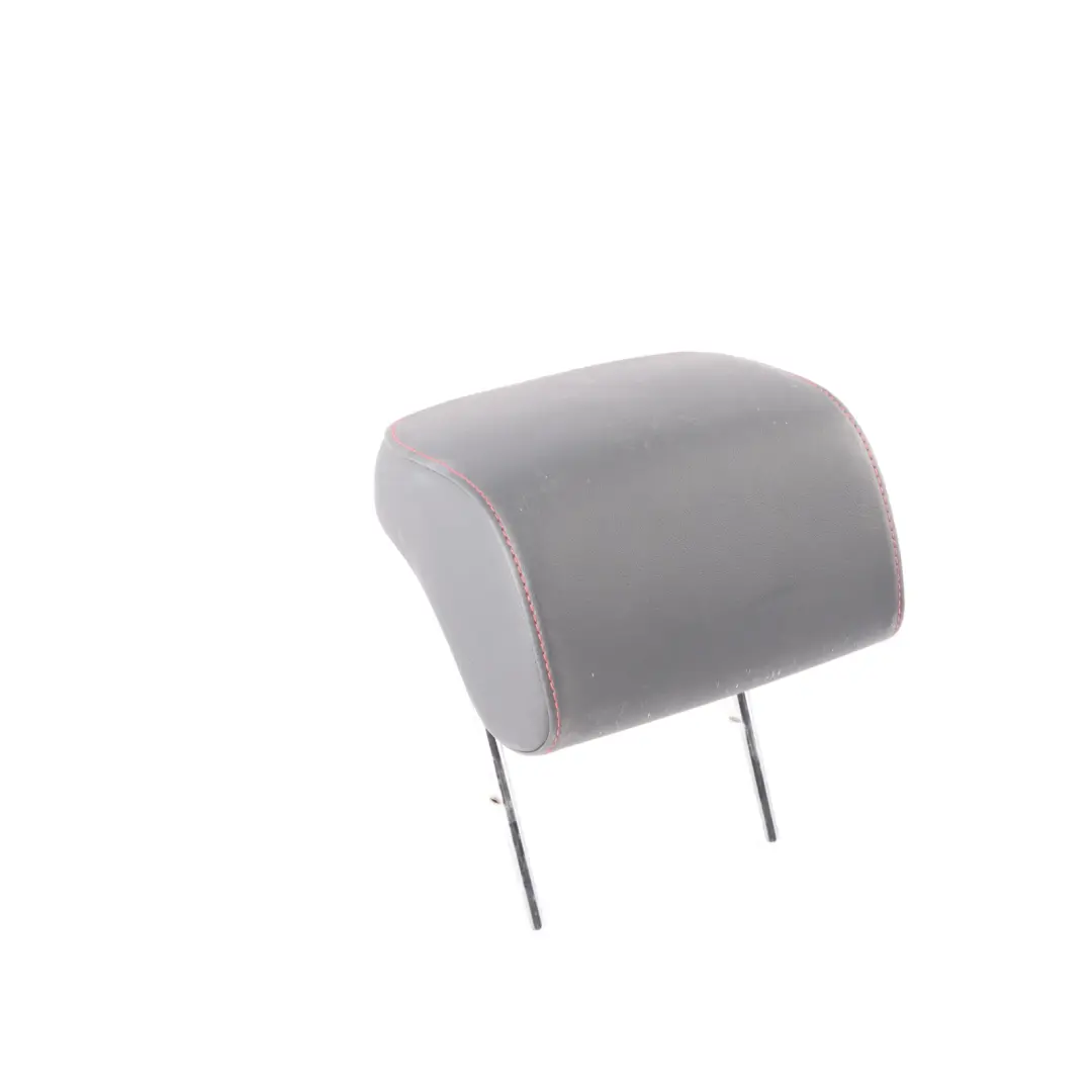 Skoda Octavia 5E Rear Seat Headrest Black Leather Red Stitching Left Right N/O/S - SKU 5E0885901B - Part number 5E0885901B