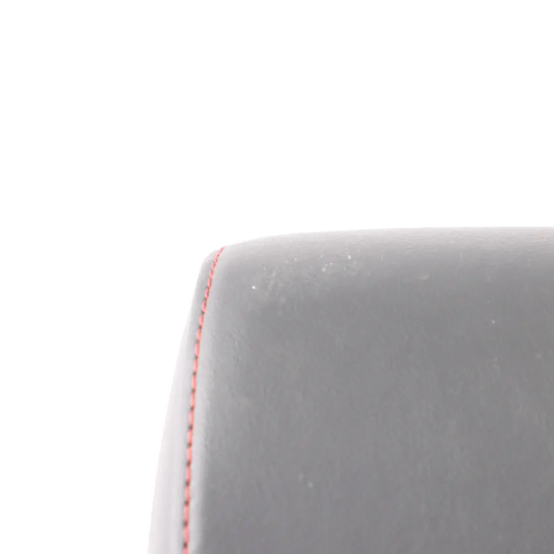 Skoda Octavia 5E Rear Seat Headrest Black Leather Red Stitching Left Right N/O/S - SKU 5E0885901B - Part number 5E0885901B