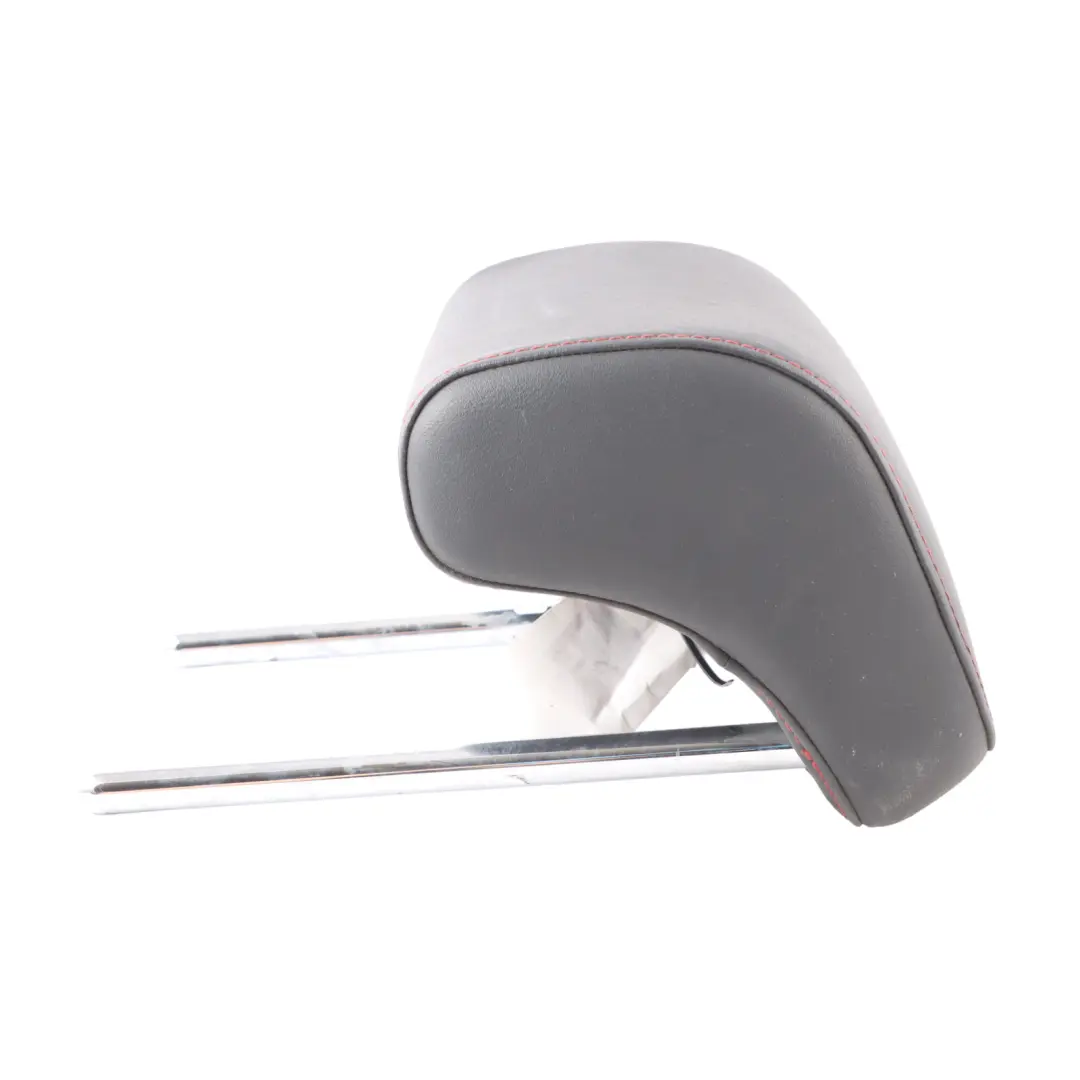Headrest Black Leather Red Stitching Left Right N/O/S to Skoda Octavia 5E Rear Seat with Part number 5E0885901B Skoda Octavia 5E Rear Seat Headrest Black Leather Red Stitching Left Right N/O/S - SKU 5E0885901B - Part number 5E0885901B