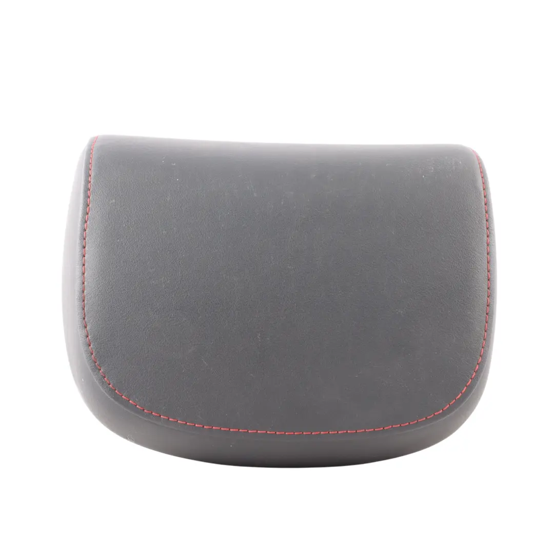 Skoda Octavia 5E Rear Seat Headrest Black Leather Red Stitching Left Right N/O/S - SKU 5E0885901B - Part number 5E0885901B