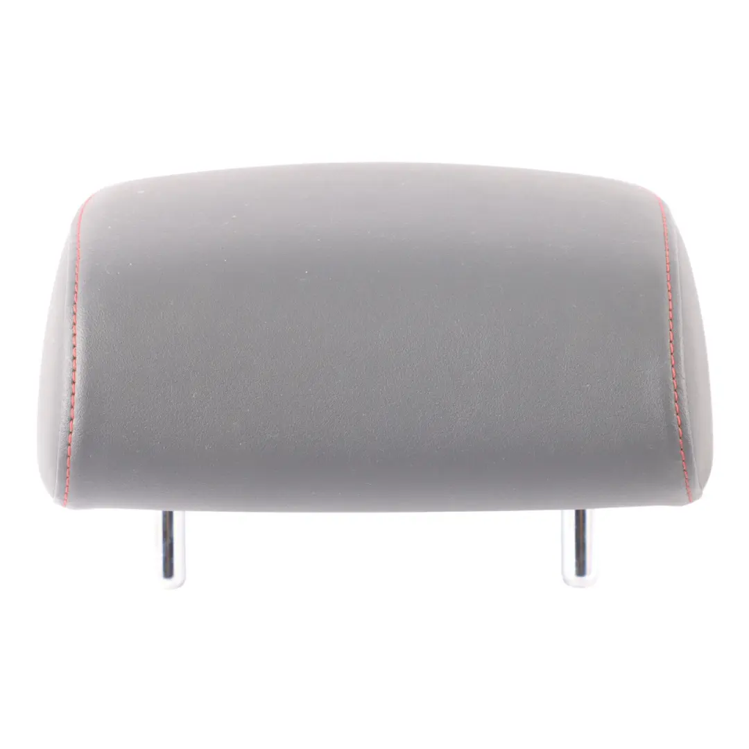 Centre Headrest Black Leather Red Stitching 5E0885902 to Skoda Octavia 5E Rear Seat with Part number 5E0885902B Skoda Octavia 5E Rear Seat Centre Headrest Black Leather Red Stitching 5E0885902 - SKU 5E0885902B - Part number 5E0885902B