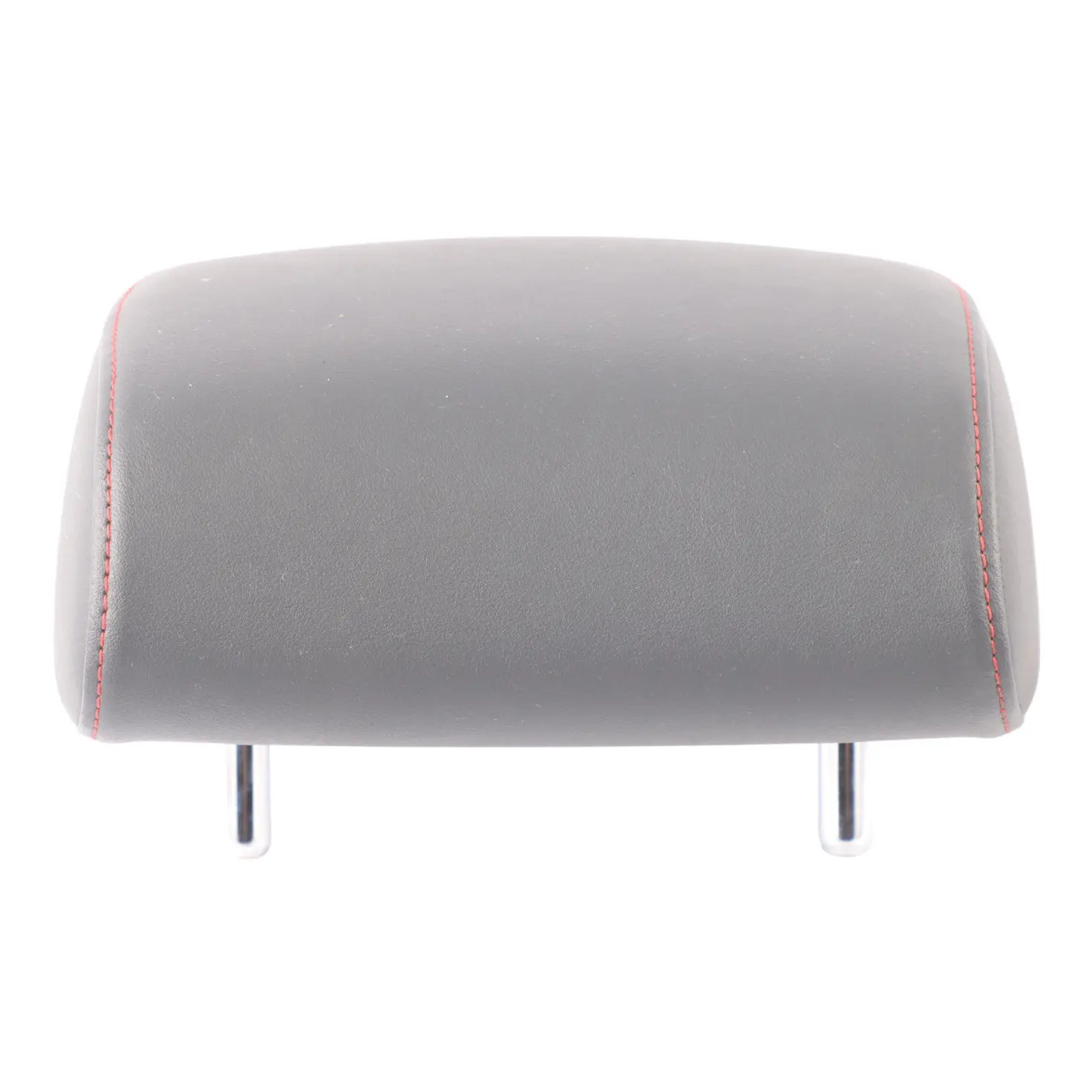 Skoda Octavia 5E Rear Seat Centre Headrest Black Leather Red Stitching 5E0885902