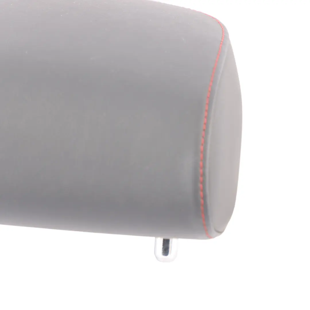 Centre Headrest Black Leather Red Stitching 5E0885902 to Skoda Octavia 5E Rear Seat with Part number 5E0885902B Skoda Octavia 5E Rear Seat Centre Headrest Black Leather Red Stitching 5E0885902 - SKU 5E0885902B - Part number 5E0885902B
