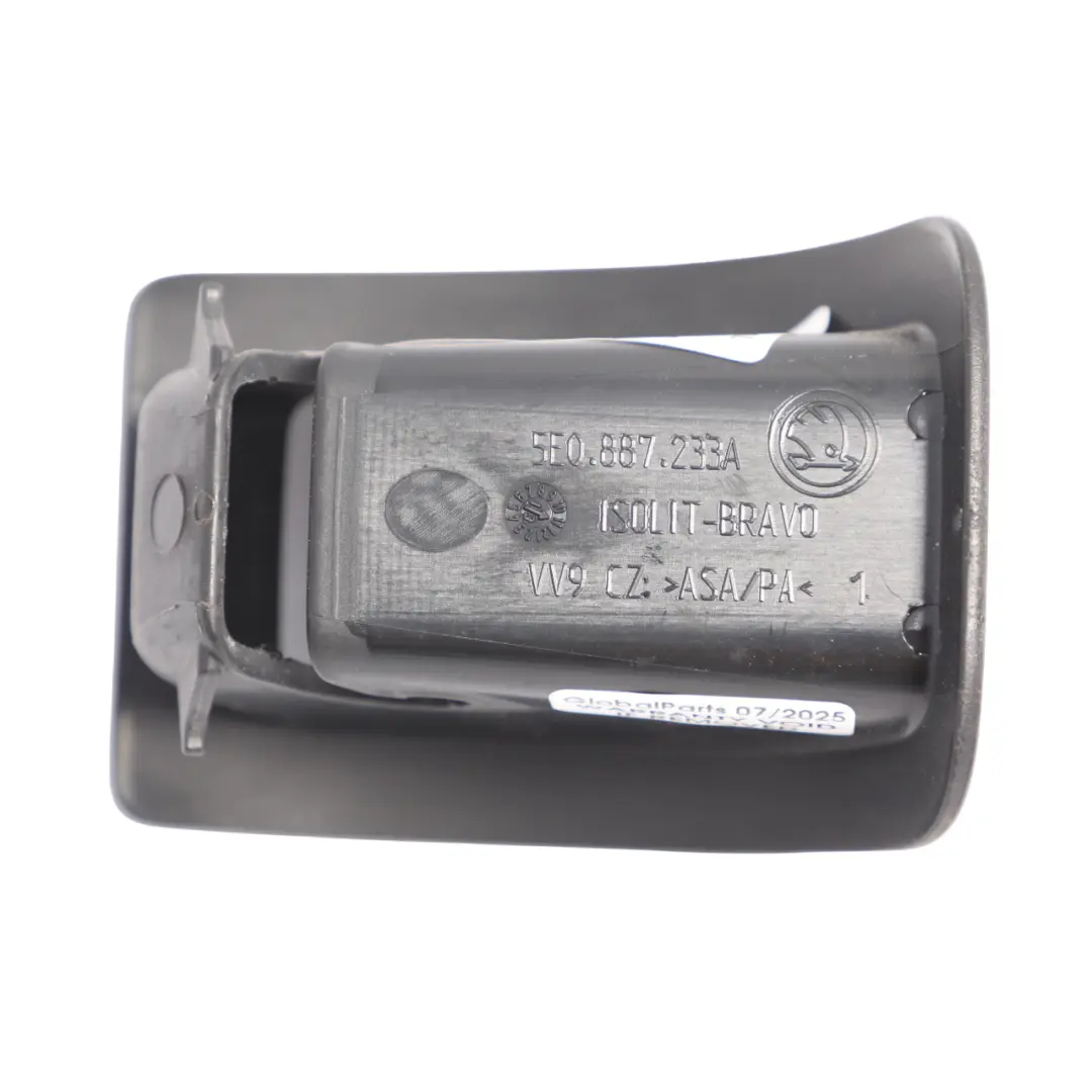 Skoda Octavia 5E Rear Isofix Seat Bracekt Mount Hook Cover Support - SKU 5E0887233A - Part number 5E0887233A