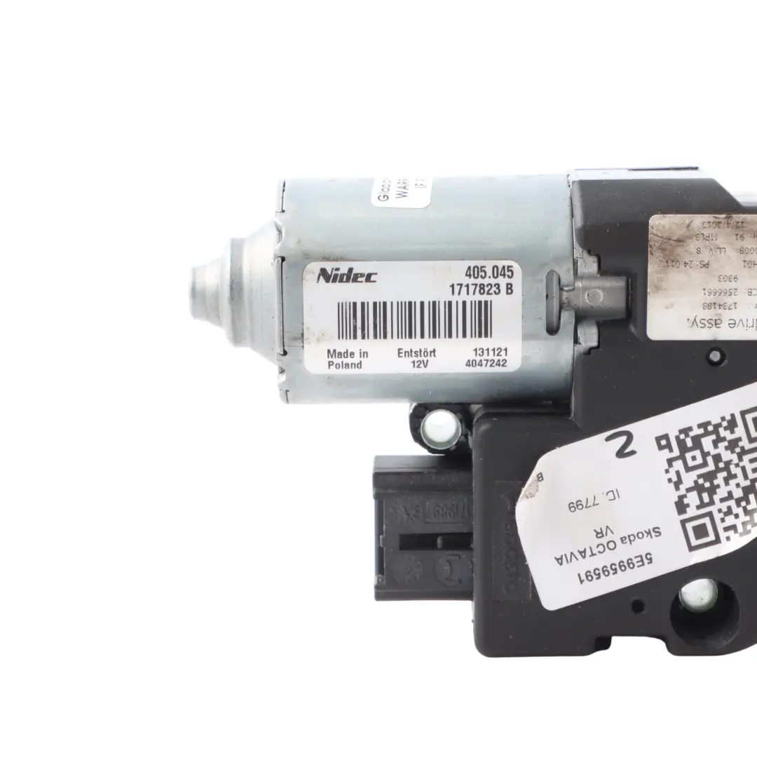 Mk3 III 5E Panoramic Sunroof Motor Regulator Nidec to Skoda Octavia with Part number 5E9959591 Skoda Octavia Mk3 III 5E Panoramic Sunroof Motor Regulator Nidec - SKU 5E9959591 - Part number 5E9959591