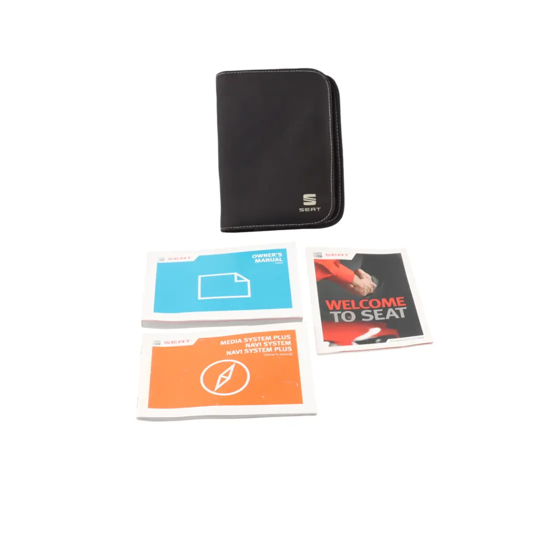 Seat Leon Cupra 5F Service Booklet Owner's Handbook Pouch Case Set - SKU 5F0012720BF - Part number 5F0012720BF