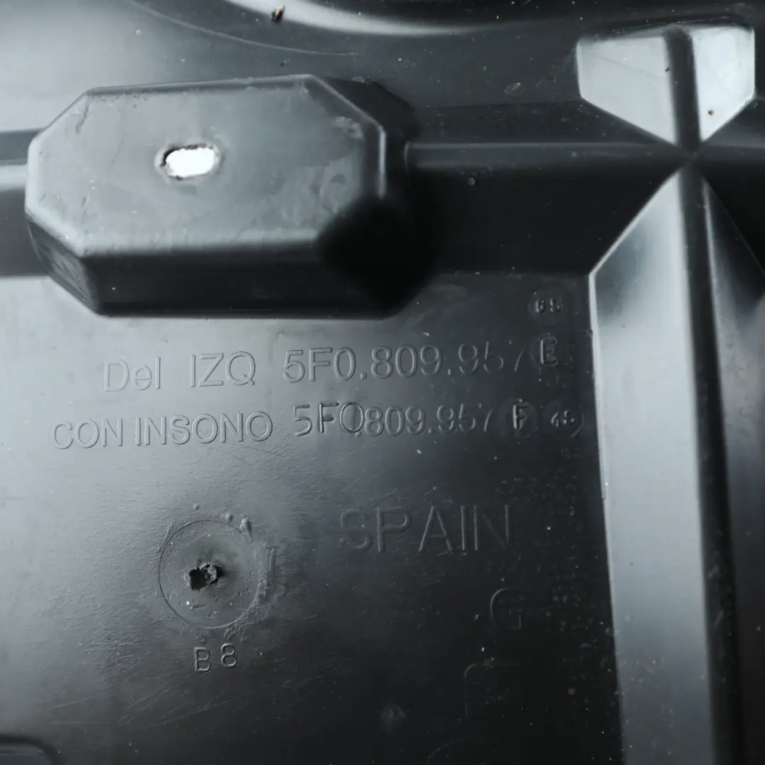 Mk3 Wheel Arch Cover Front Left N/S Housing Panel Trim to Seat Leon with Part number 5F0809957F Seat Leon Mk3 Wheel Arch Cover Front Left N/S Housing Panel Trim - SKU 5F0809957F - Part number 5F0809957F