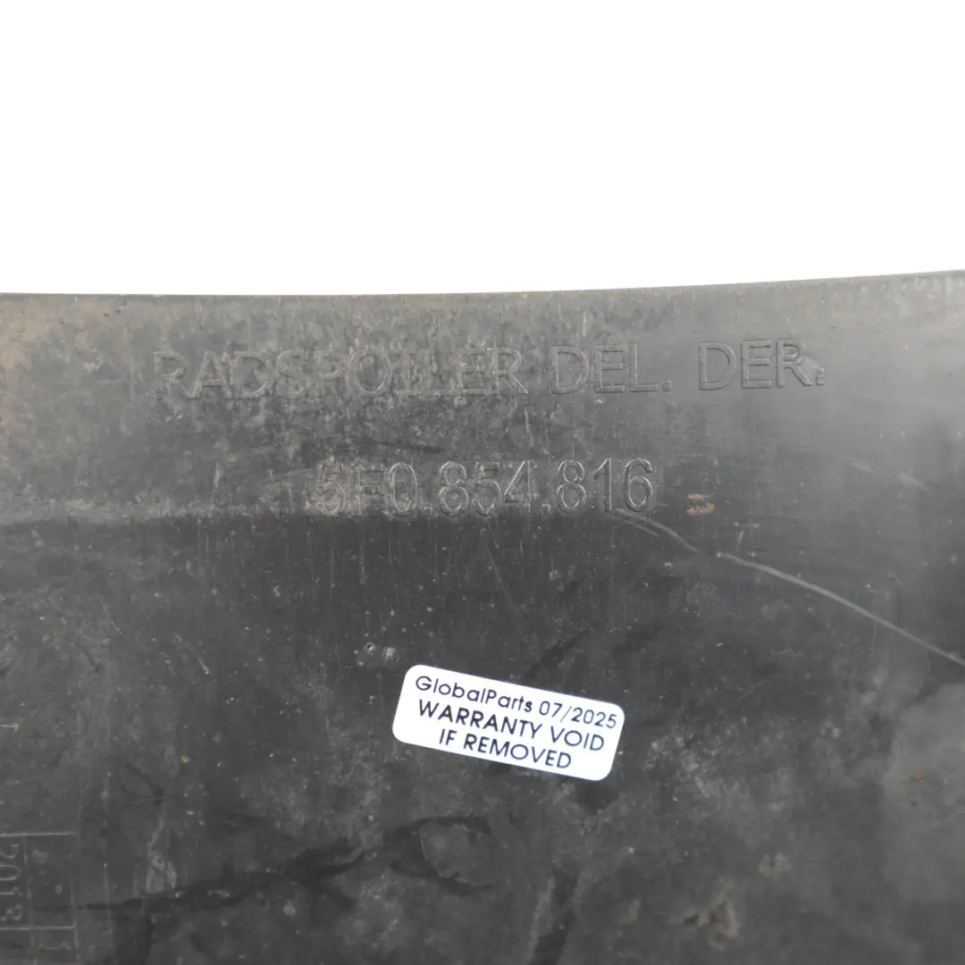 5F Wheel Arch Cover Housing Panel Trim Front Right O/S to Seat Leon with Part number 5F0854816 Seat Leon 5F Wheel Arch Cover Housing Panel Trim Front Right O/S - SKU 5F0854816 - Part number 5F0854816