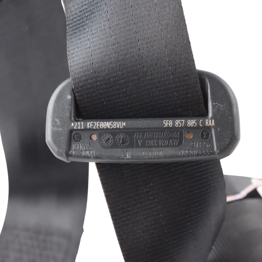 Seat Leon Cupra 5F Cinturón De Seguridad Delantero Izquierdo - SKU 5F0857805C - Número de pieza 5F0857805C