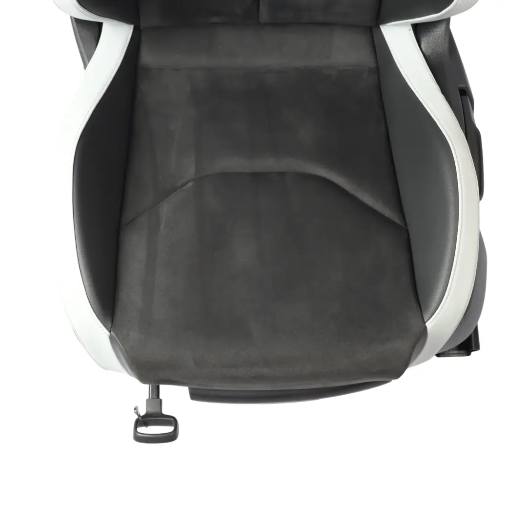 Seat Leon 5F Cupra Front Seat Heated Left N/S Alcantara Leather Black Grey - SKU 5F0881805FL - Part number 5F0881805FL