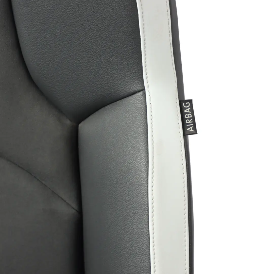 Seat Leon 5F Cupra Front Seat Heated Left N/S Alcantara Leather Black Grey - SKU 5F0881805FL - Part number 5F0881805FL