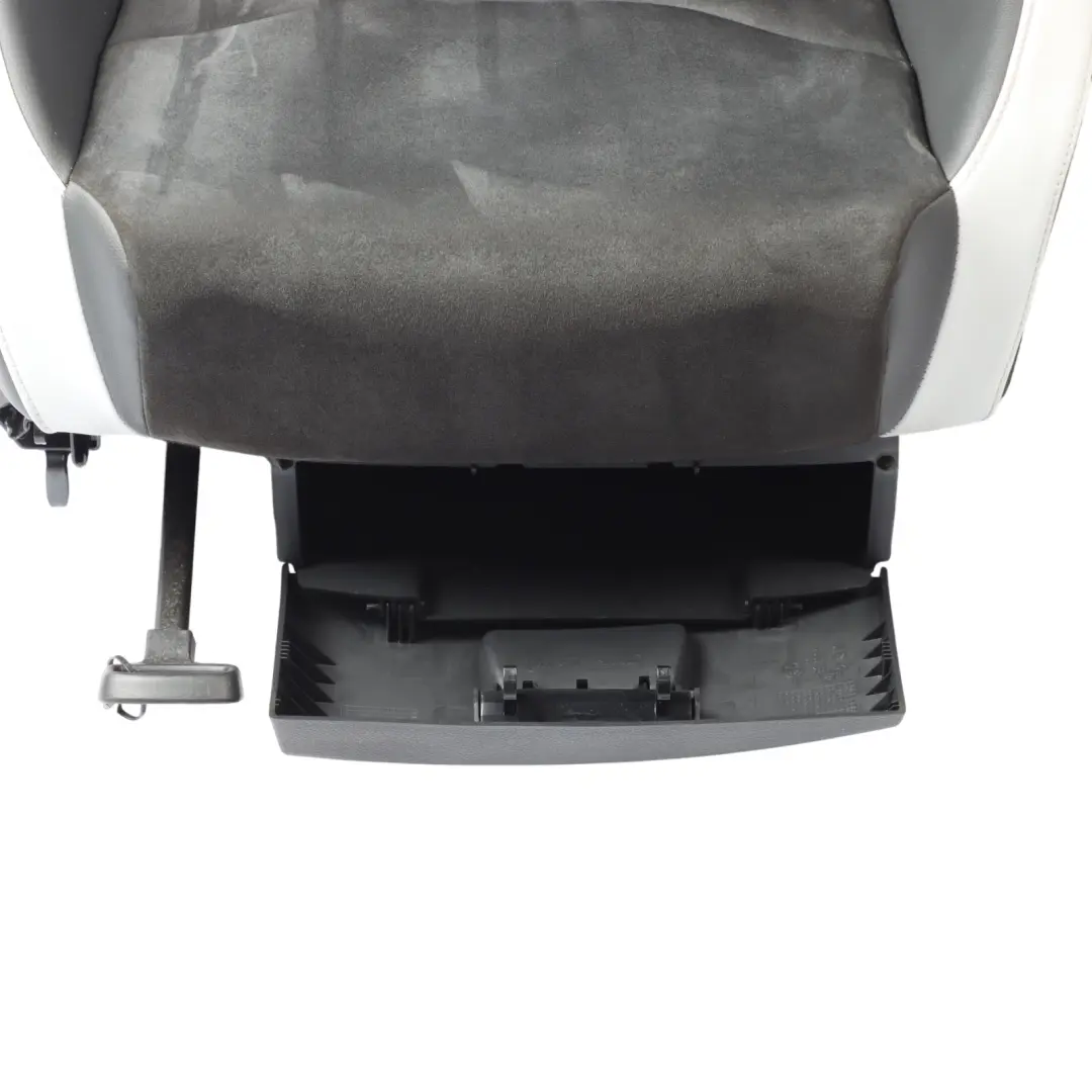 Seat Leon 5F Cupra Front Seat Heated Left N/S Alcantara Leather Black Grey - SKU 5F0881805FL - Part number 5F0881805FL