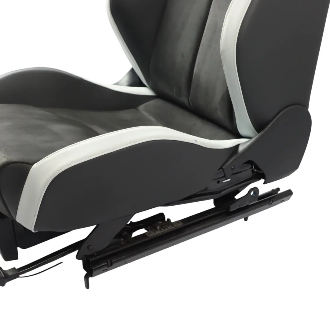 5F Cupra Front Seat Heated Right O/S Alcantara Leather Black Grey to Seat Leon with Part number 5F0881806FL Seat Leon 5F Cupra Front Seat Heated Right O/S Alcantara Leather Black Grey - SKU 5F0881806FL - Part number 5F0881806FL