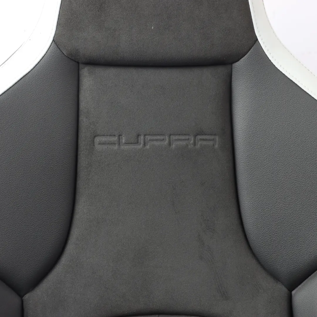 Seat Leon 5F Cupra Front Seat Heated Right O/S Alcantara Leather Black Grey - SKU 5F0881806FL - Part number 5F0881806FL
