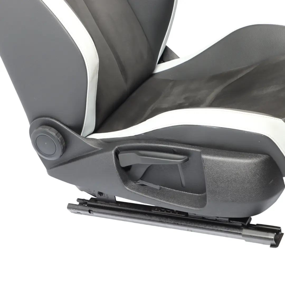 Seat Leon 5F Cupra Front Seat Heated Right O/S Alcantara Leather Black Grey - SKU 5F0881806FL - Part number 5F0881806FL