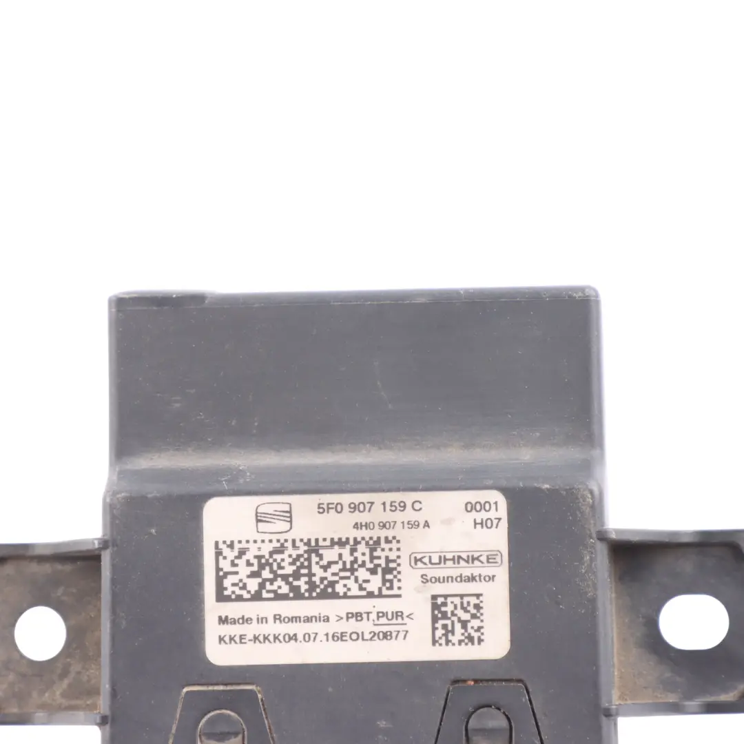 Mk3 III Cupra 5F Body Sound Control Module Unit to Seat Leon with Part number 5F0907159C Seat Leon Mk3 III Cupra 5F Body Sound Control Module Unit - SKU 5F0907159C - Part number 5F0907159C