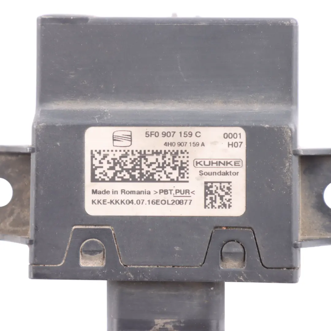 Mk3 III Cupra 5F Body Sound Control Module Unit to Seat Leon with Part number 5F0907159C Seat Leon Mk3 III Cupra 5F Body Sound Control Module Unit - SKU 5F0907159C - Part number 5F0907159C