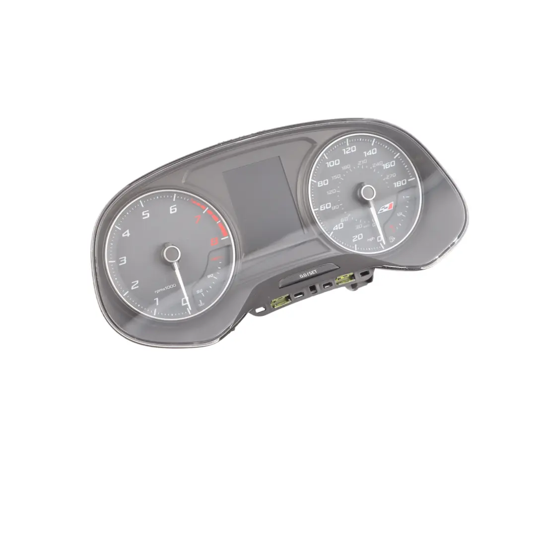 5F Speedometer Instrument Cluster Manual Petrol Cupra Mk3 to Seat Leon with Part number 5F0920956D Seat Leon 5F Speedometer Instrument Cluster Manual Petrol Cupra Mk3 - SKU 5F0920956D - Part number 5F0920956D