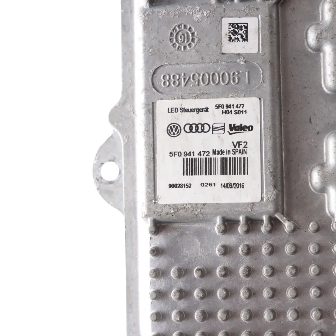 Seat Leon Cupra 5F Módulo Unidad Control Balasto Faro Xenon ECU - SKU 5F0941472 - Número de pieza 5F0941472