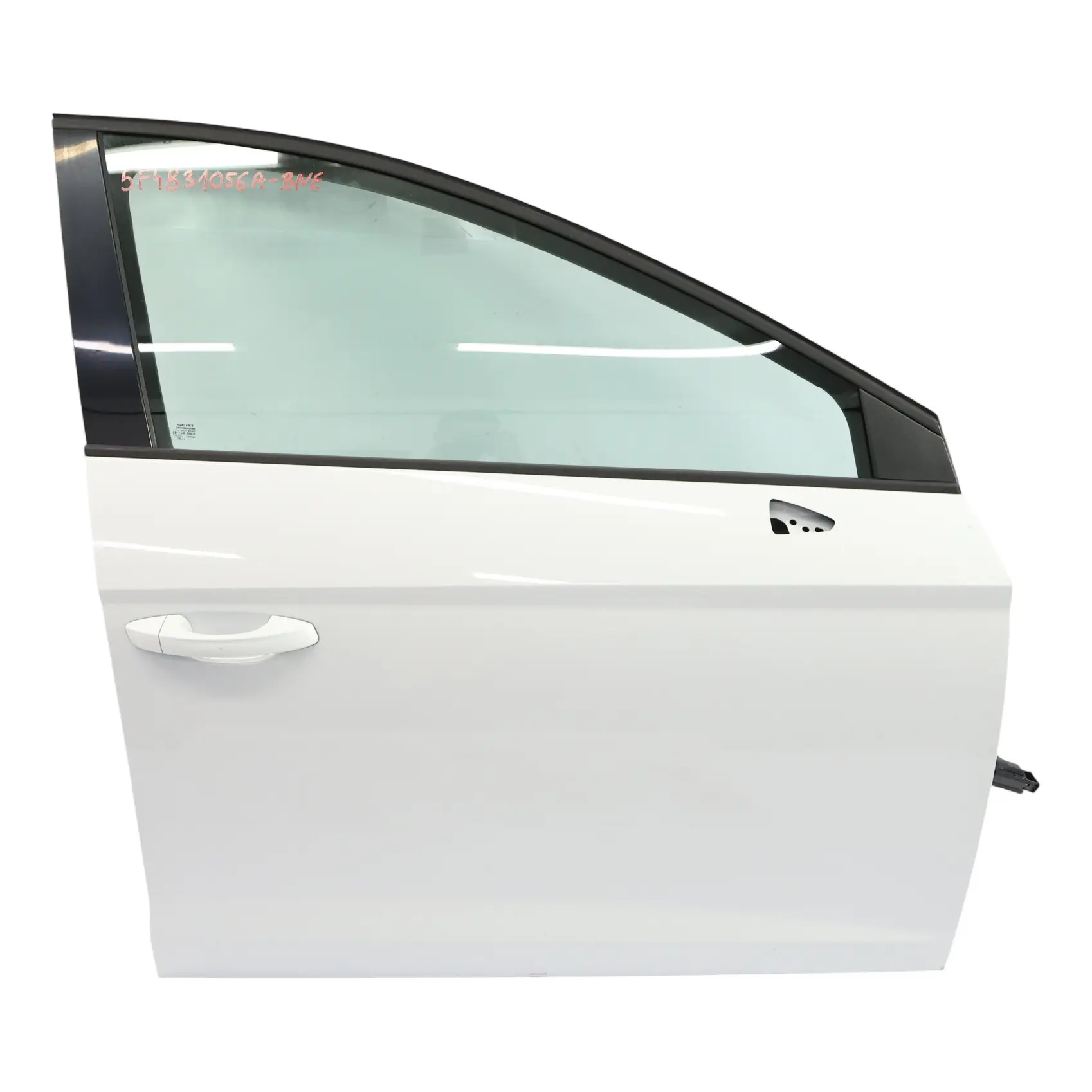 Seat Leon Mk3 Door Front Right O/S Covering Panel Nevada White - S9R