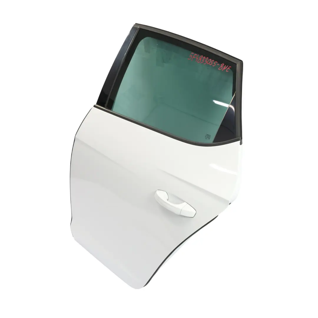 Seat Leon Mk3 Drzwi Tylne Lewe Nevada White Białe - S9R - SKU 5F4833055-BNE - Numer Części 5F4833055