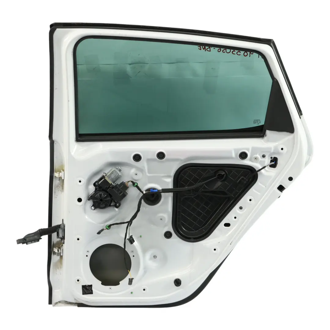 Seat Leon Mk3 Tür Hinten Rechts Abdeckplatte Nevada White Weiß - S9R - SKU 5F4833056-BNE - Teilenummer 5F4833056