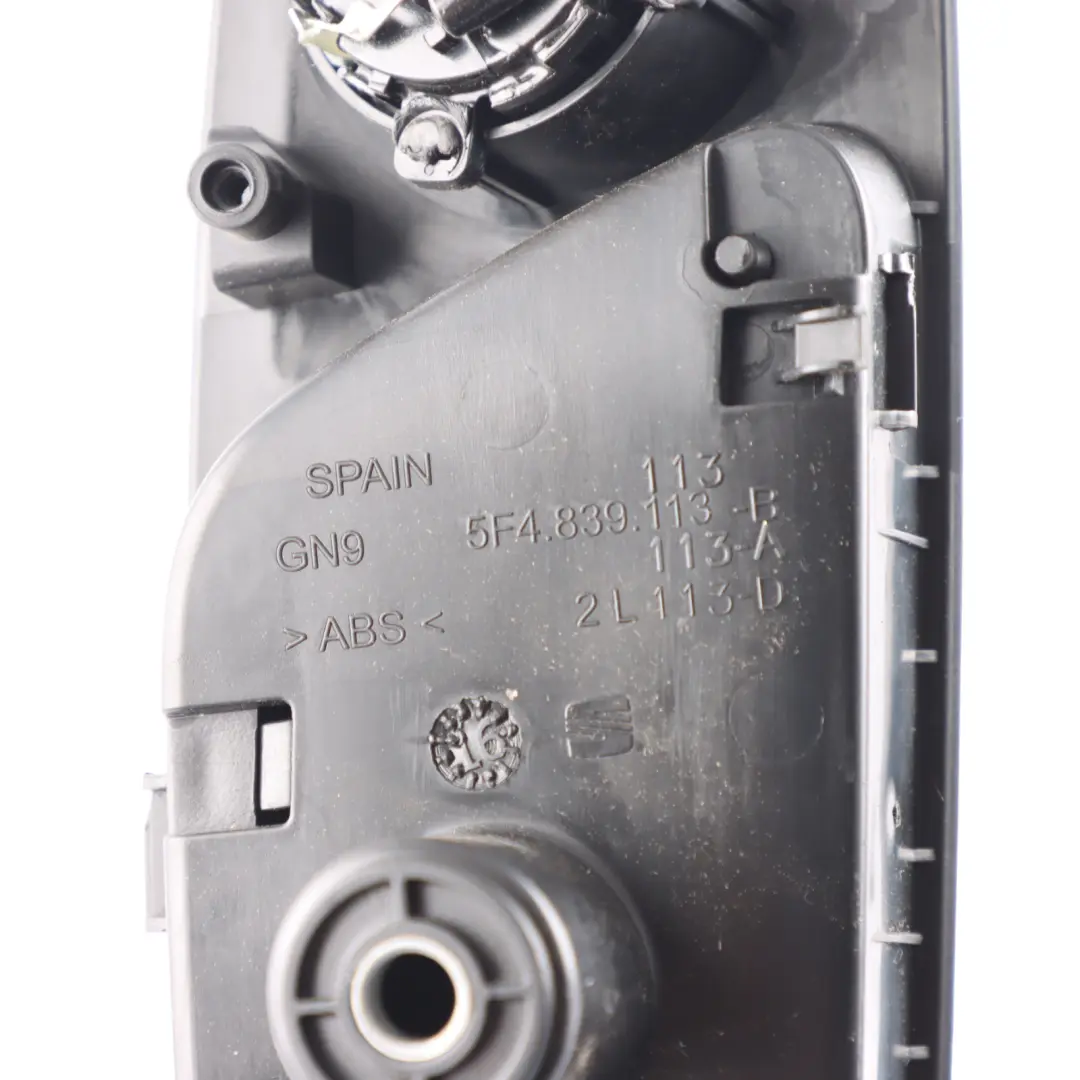 5F Interior Door Grab Handle Trim Rear Left N/S to Seat Leon Cupra with Part number 5F4839113B Seat Leon Cupra 5F Interior Door Grab Handle Trim Rear Left N/S - SKU 5F4839113B - Part number 5F4839113B