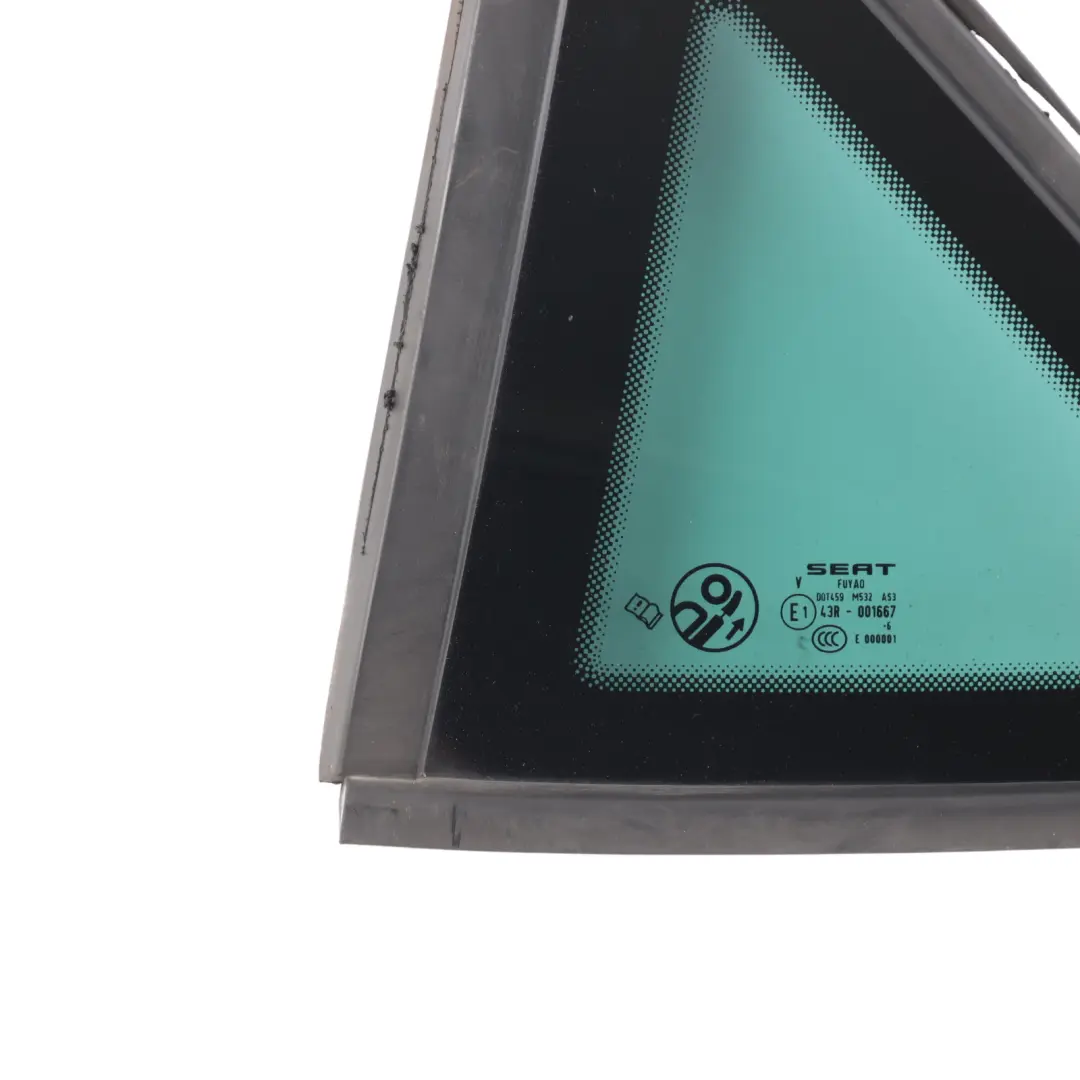 5F Puerta Trasera Fijo Cuarto Ventana Cristal Izquierdo AS3 5F4845041J para Seat Leon con número de pieza 5F4845041H Seat Leon 5F Puerta Trasera Fijo Cuarto Ventana Cristal Izquierdo AS3 5F4845041J - SKU 5F4845041H - Número de pieza 5F4845041H