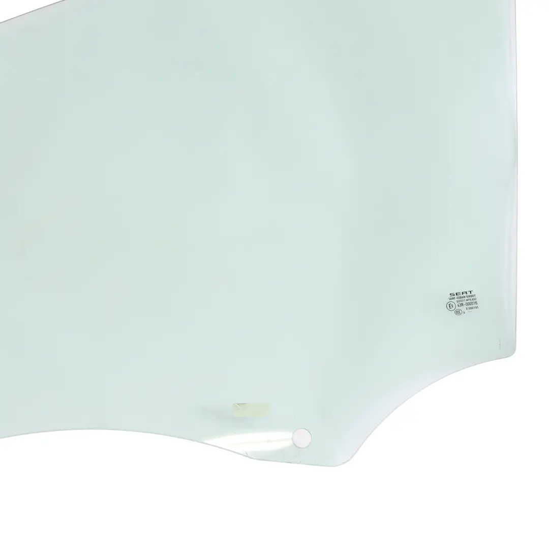 Mk3 Window Glass Door Green AS2 Front Left N/S to Seat Leon with Part number 5F4845201A Seat Leon Mk3 Window Glass Door Green AS2 Front Left N/S - SKU 5F4845201A - Part number 5F4845201A
