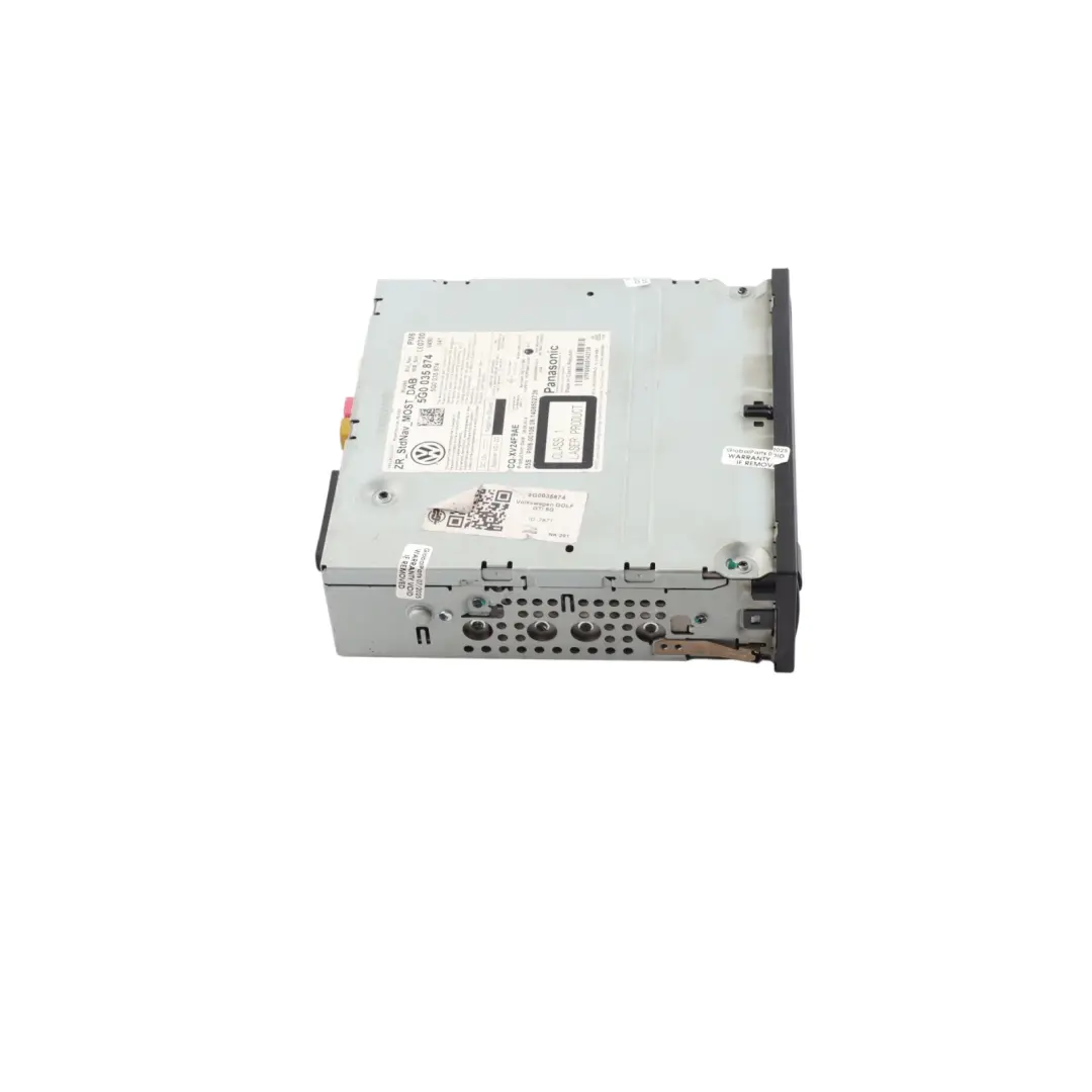 Infotainment Radio Multimedia Head Unit to Volkswagen VW Golf Mk7 with Part number 5G0035874 Volkswagen VW Golf Mk7 Infotainment Radio Multimedia Head Unit - SKU 5G0035874 - Part number 5G0035874