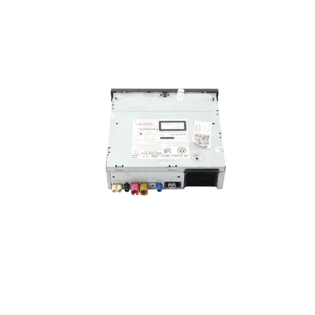 Infotainment Radio Multimedia Head Unit to Volkswagen VW Golf Mk7 with Part number 5G0035874 Volkswagen VW Golf Mk7 Infotainment Radio Multimedia Head Unit - SKU 5G0035874 - Part number 5G0035874