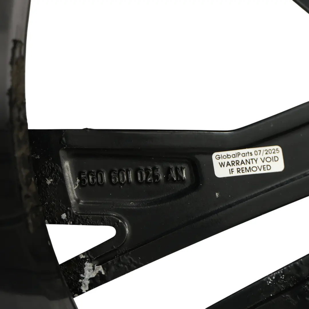 Volkswagen Golf Mk7 Wheel Rim Alloy Aluminium Black 19" 7,5J ET:51 - SKU 5G0601025AN-1 - Part number 5G0601025AN