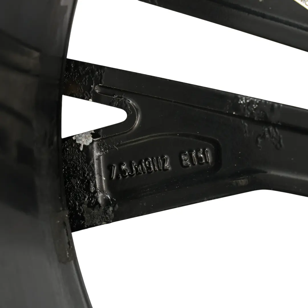 Llanta Aleación Aluminio Negro 19" 7,5J ET:51 para Volkswagen Golf Mk7 con número de pieza 5G0601025AN Volkswagen Golf Mk7 Llanta Aleación Aluminio Negro 19" 7,5J ET:51 - SKU 5G0601025AN-1 - Número de pieza 5G0601025AN