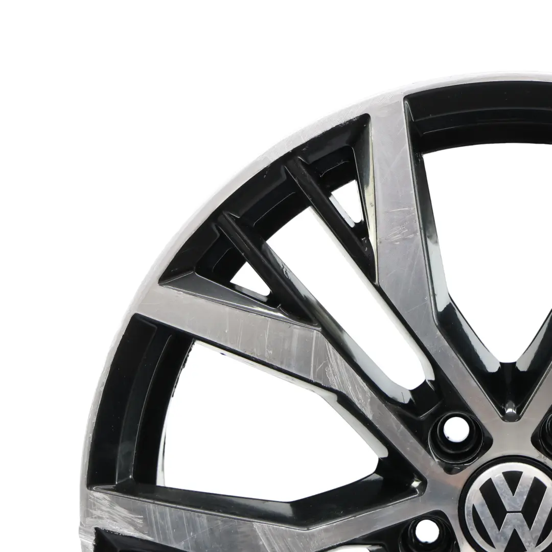Felge Aluminium Schwarz 19" 7,5J ET:51 für Volkswagen Golf Mk7 mit Teilenummer 5G0601025AN Volkswagen Golf Mk7 Felge Aluminium Schwarz 19" 7,5J ET:51 - SKU 5G0601025AN-1 - Teilenummer 5G0601025AN