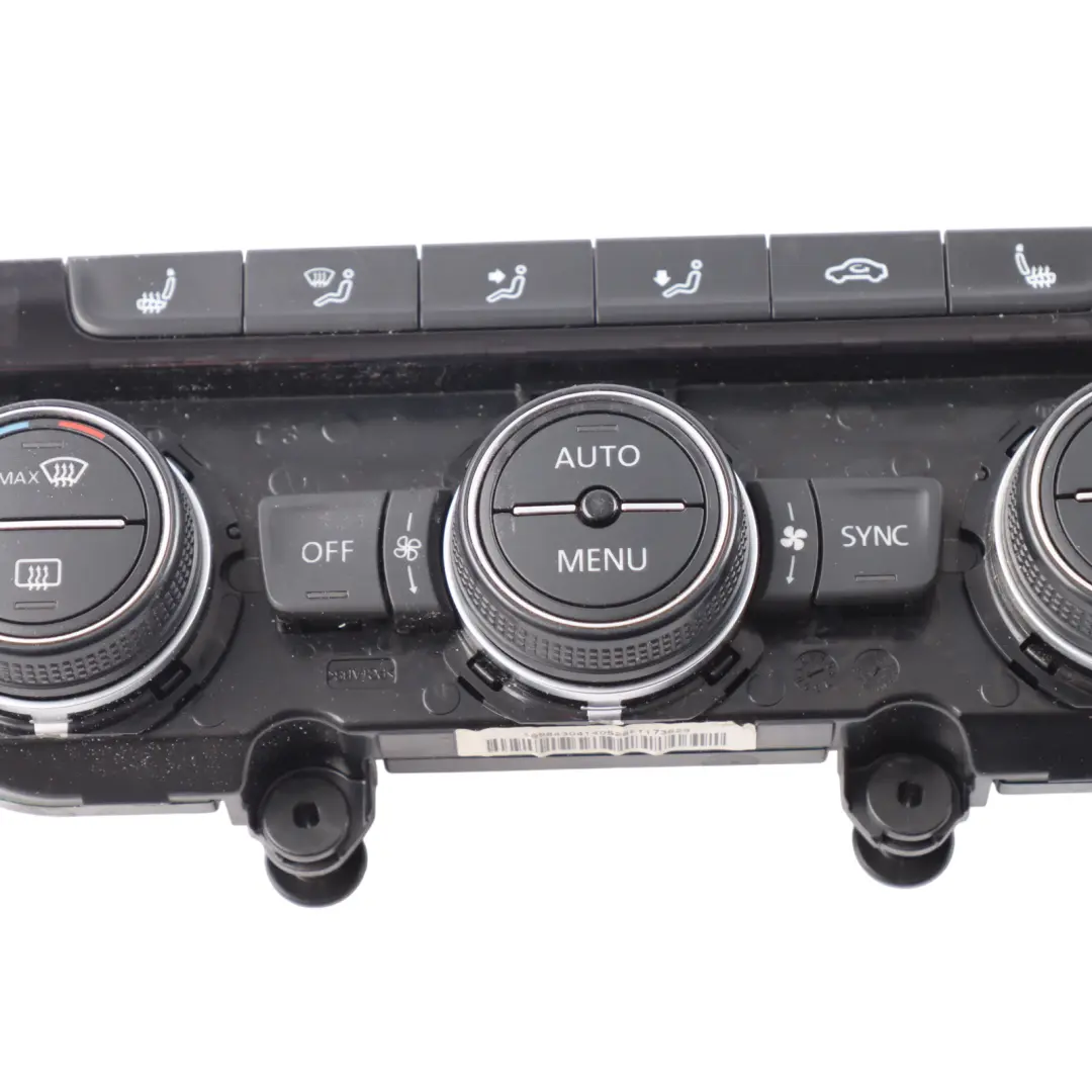 Volkswagen VW Golf Mk7 A/C Heater Control Panel Switch Unit - SKU 5G0907044AN - Part number 5G0907044AN
