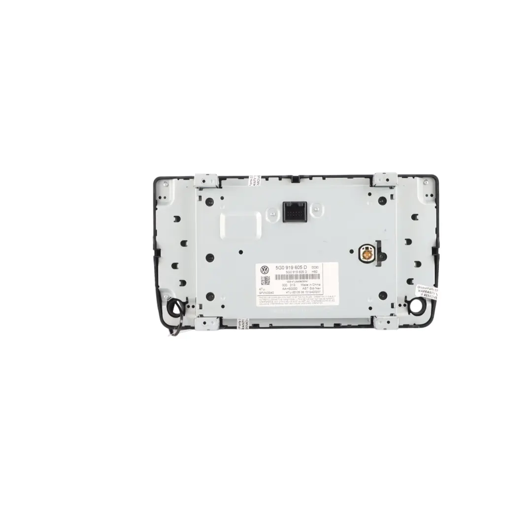 Radio Control Head Unit CD Player to VW Volkswagen Golf Mk7 VII with Part number 5G0919605D VW Volkswagen Golf Mk7 VII Radio Control Head Unit CD Player - SKU 5G0919605D - Part number 5G0919605D