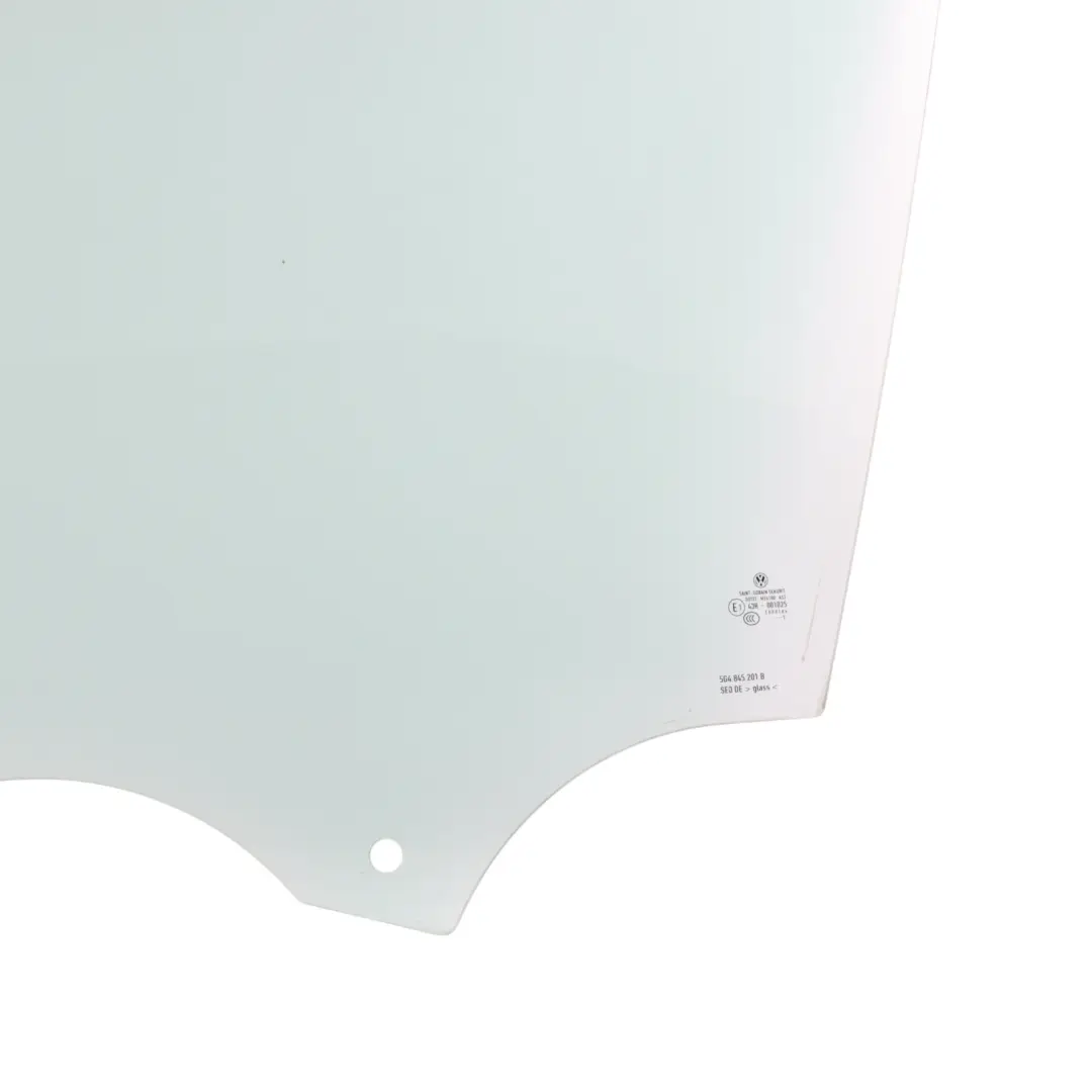 Volkswagen Golf 5G Mk7 Front Left Door N/S Side Window Glass Green AS2 - SKU 5G4845201B - Part number 5G4845201B
