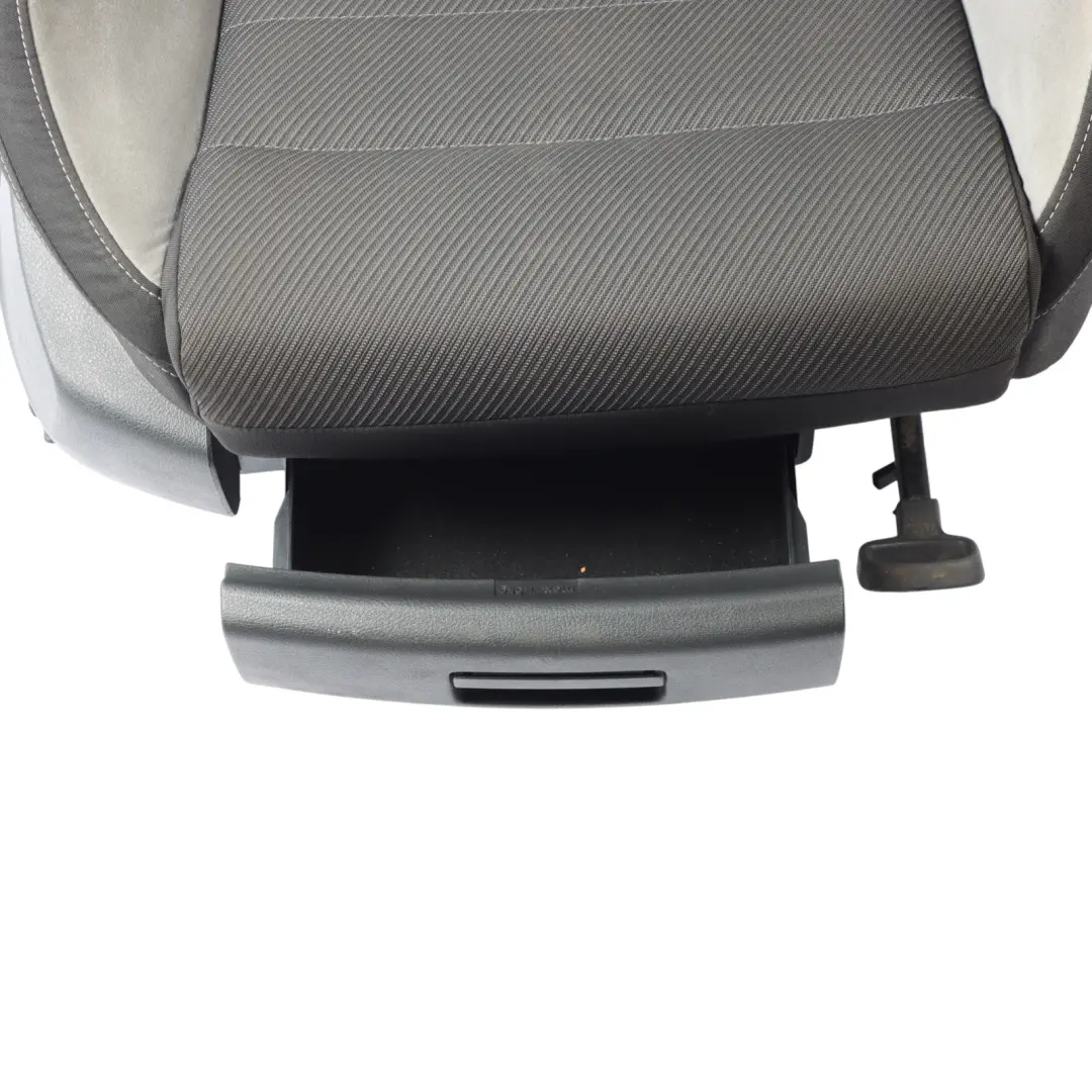 Volkswagen Golf Mk7 R-Line Front Seat Right O/S Alcantara Cloth Black Grey - SKU 5G4881805DK-1 - Part number 5G4881805DK