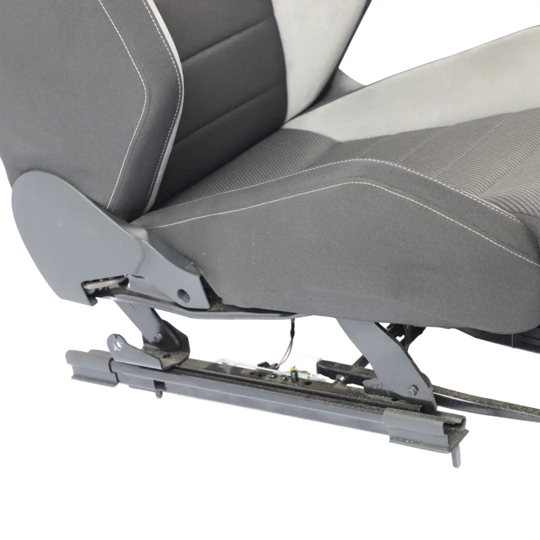 Volkswagen Golf Mk7 R-Line Front Seat Left N/S Alcantara Cloth Black Grey - SKU 5G4881805DK - Part number 5G4881805DK
