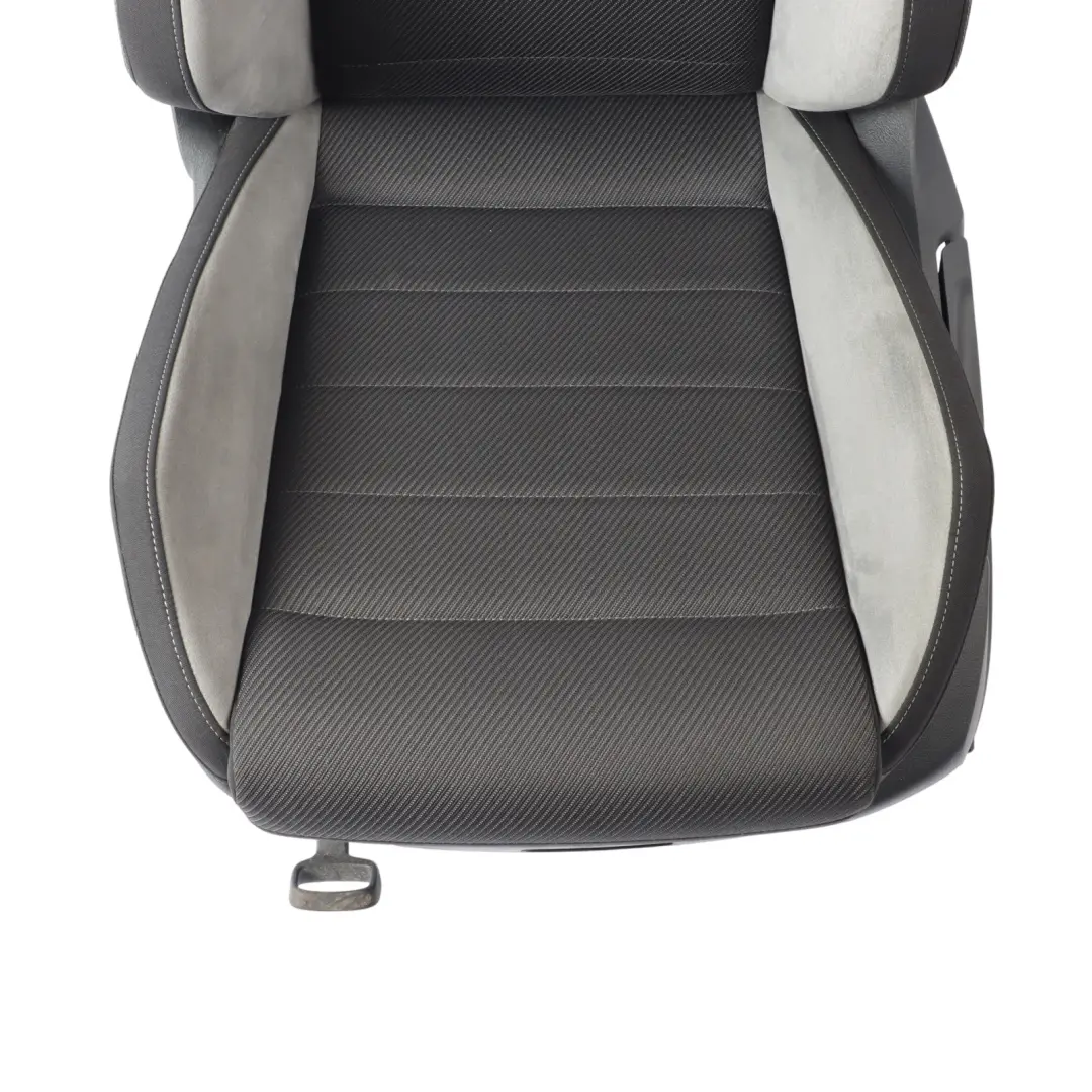 Volkswagen Golf Mk7 R-Line Front Seat Left N/S Alcantara Cloth Black Grey - SKU 5G4881805DK - Part number 5G4881805DK
