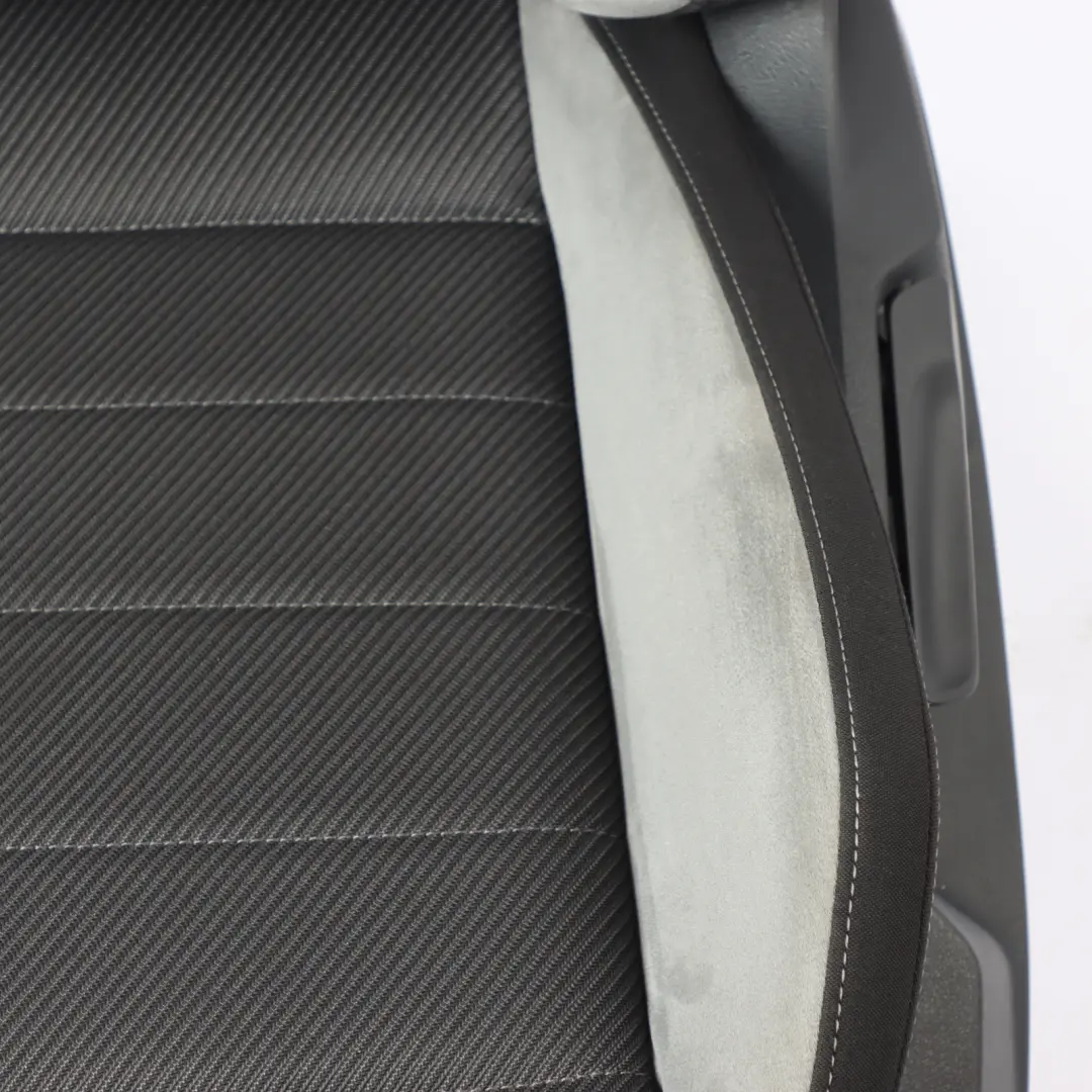 Volkswagen Golf Mk7 R-Line Front Seat Left N/S Alcantara Cloth Black Grey - SKU 5G4881805DK - Part number 5G4881805DK