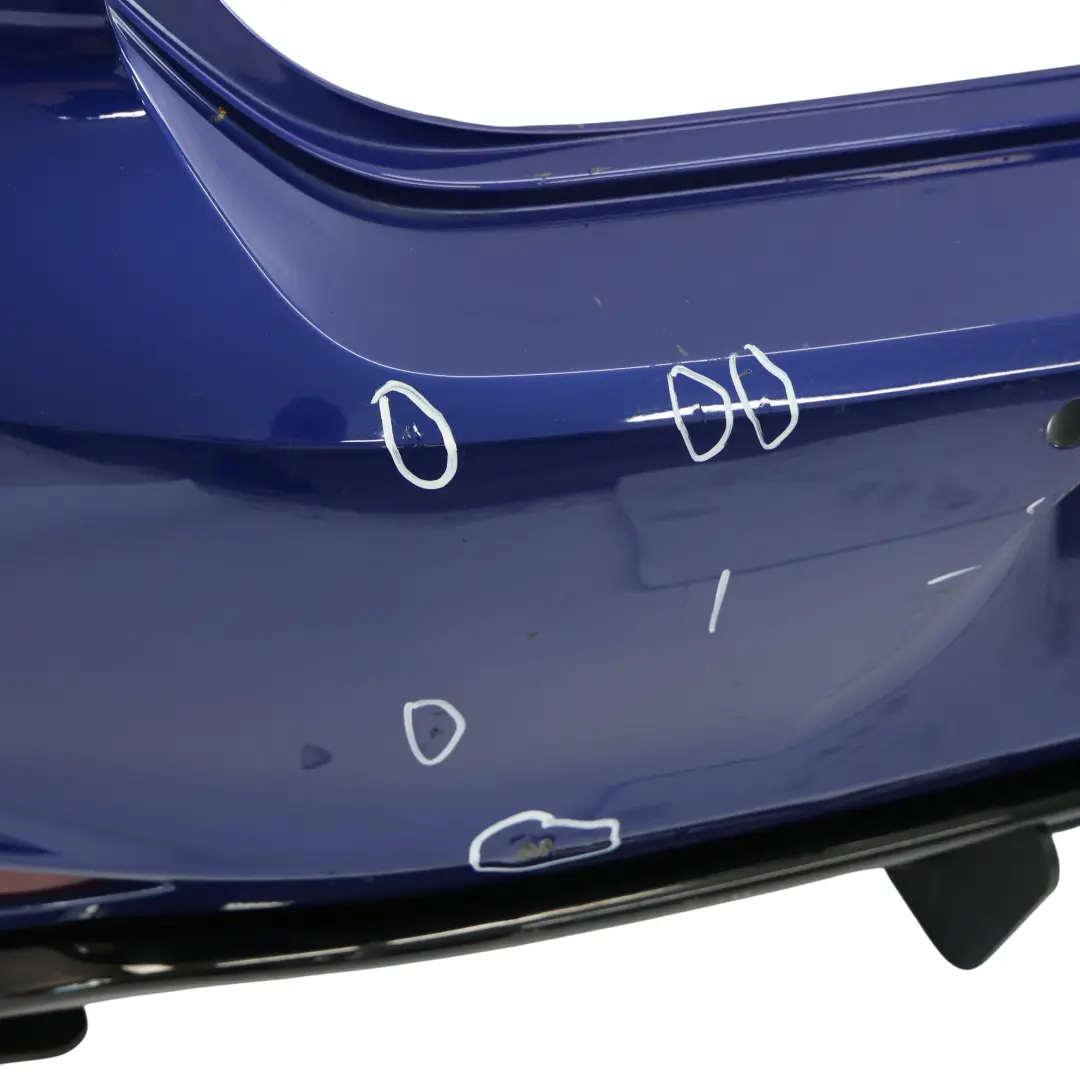 Volkswagen VW Golf Mk7 Bumper Rear R-Line Trim Panel Cover Lapis Blue - D5K - SKU 5G6807417AS-LAP - Part number 5G6807417AS