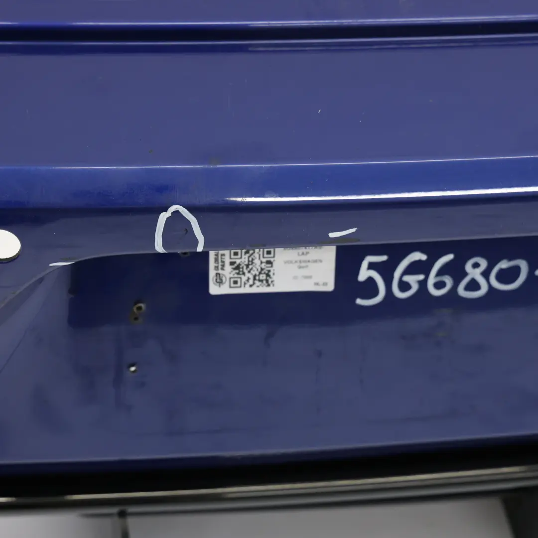 Volkswagen VW Golf Mk7 Bumper Rear R-Line Trim Panel Cover Lapis Blue - D5K - SKU 5G6807417AS-LAP - Part number 5G6807417AS