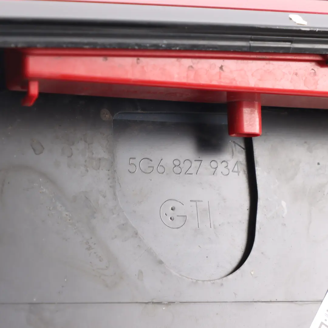 Spoiler Tailgate Trunk Roof Lapis Blue D5K to Volkswagen Golf Mk7 Rear with Part number 5G6827936C Volkswagen Golf Mk7 Rear Spoiler Tailgate Trunk Roof Lapis Blue D5K - SKU 5G6827936C-LAP - Part number 5G6827936C