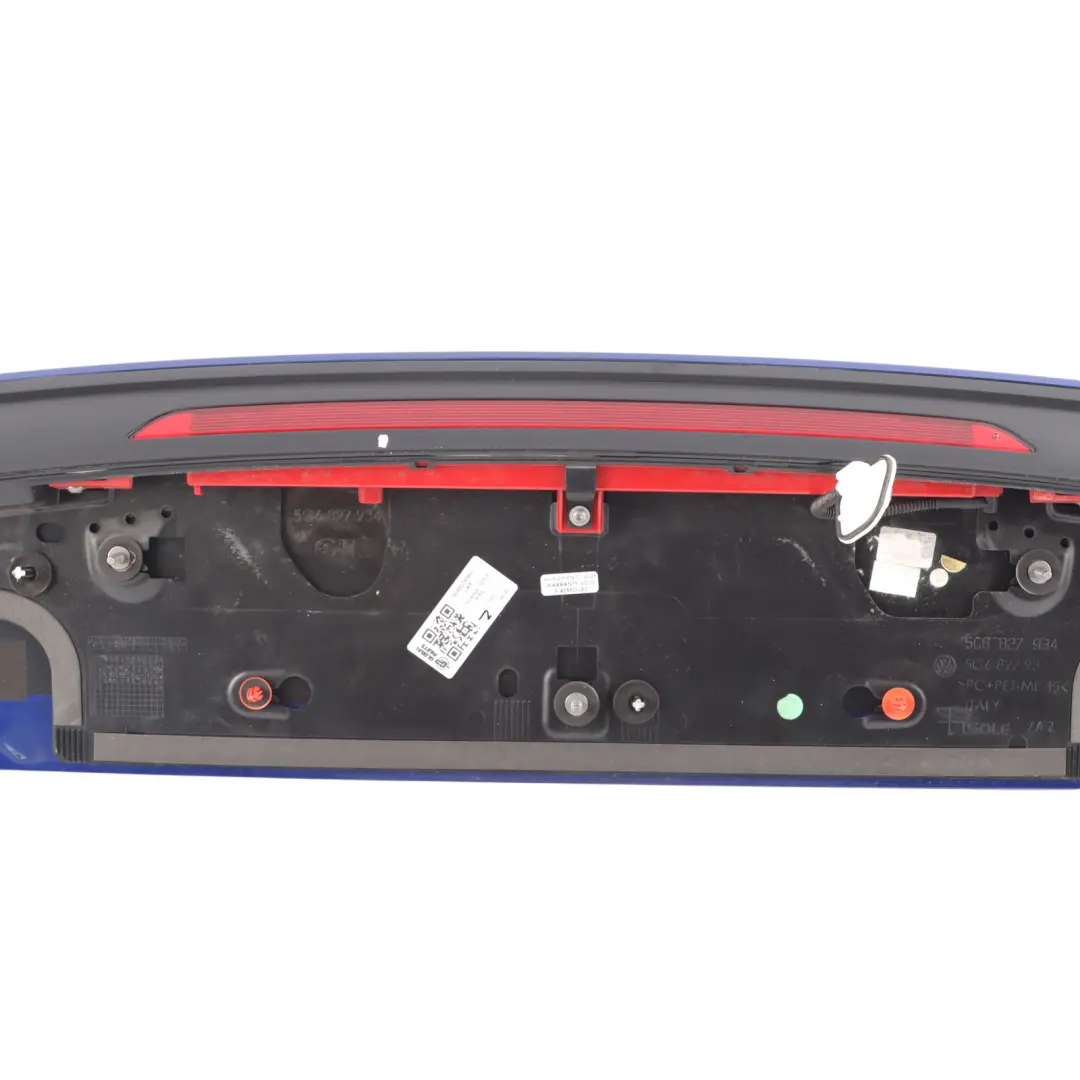 Spoiler Tailgate Trunk Roof Lapis Blue D5K to Volkswagen Golf Mk7 Rear with Part number 5G6827936C Volkswagen Golf Mk7 Rear Spoiler Tailgate Trunk Roof Lapis Blue D5K - SKU 5G6827936C-LAP - Part number 5G6827936C